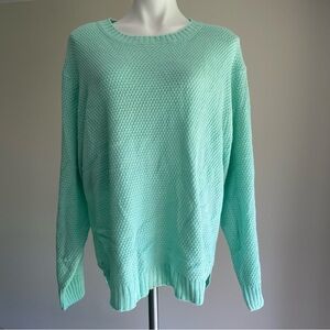 NWT Zenana Mint Green Textured Sweater